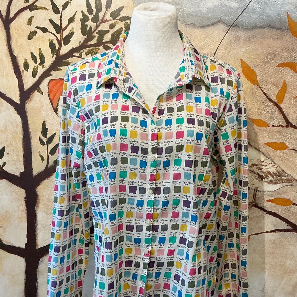 SEASALT Cornwall UK Larissa Shirt Blouse ORGANIC Cotton Size  US 12 UK 16)